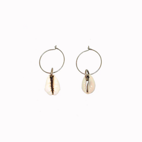 SEA SHELL PENDANT EARRINGS