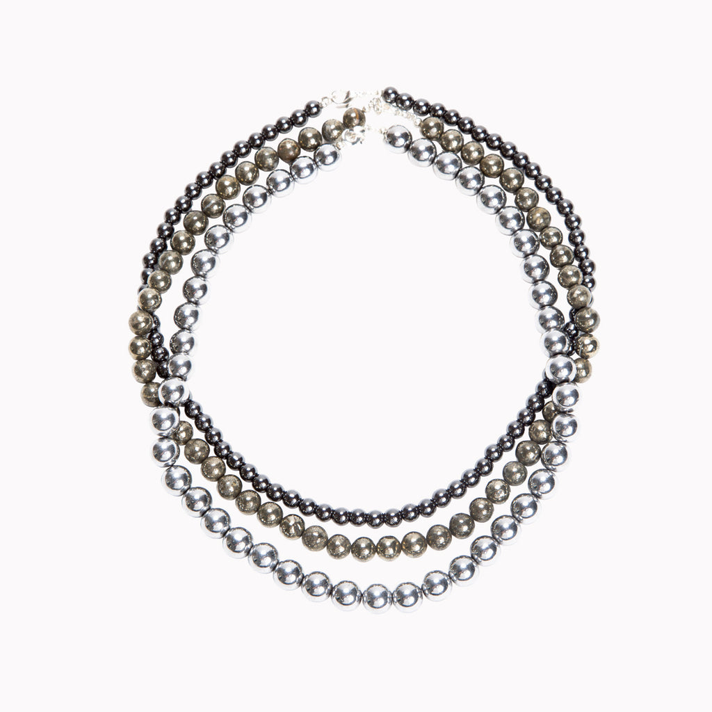 Gemstone beads, artisan necklace, beaded jewellery, bohemian fashion, hippie chic