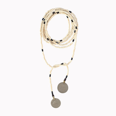 Wrap necklace, Ethnic necklace, Wrap choker necklace, Women's jewellery, Boho jewellery