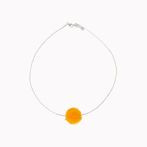 Pom pom jewellery, Delicate necklace, Boho bracelet, Silver bracelet, Friendship bracelet