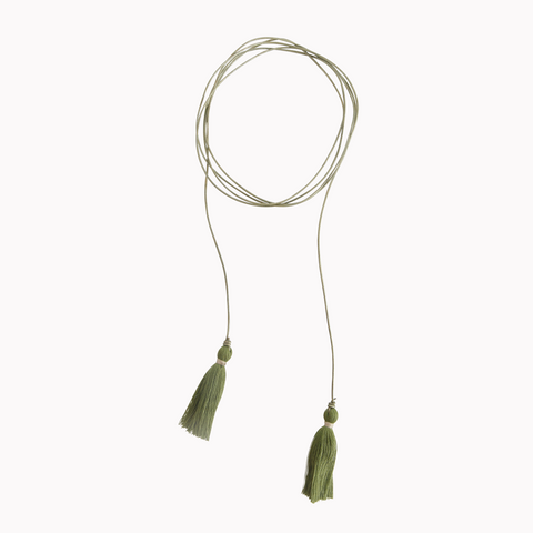 Wrap necklace, Tassels necklace, Wrap choker necklace, Women's jewellery, Tassels jewellery