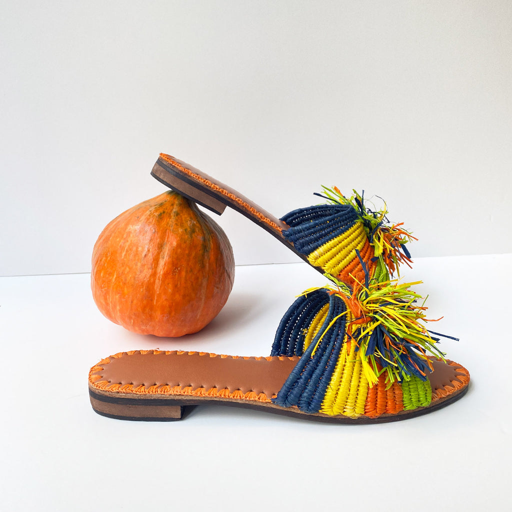 Rafia shoes, raffia sandals, raffia resort sandals, raffia mules, raffia flats, raffia accessories, Pompom pointy raffia mules, pointed flat shoes, original sandals, Natural rafia, natural raffia slides, natural raffia mules, moroccan style, moroccan shoes, moroccan fashion, moroccan artisan, maroccan style, maroccan shoes, Gypsy soul, flats, flat shoes, Chunky pompom, Boho chic, Boho style, Boho chic, Artisan crafts