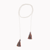 Wrap necklace, Tassels necklace, Wrap choker necklace, Women's jewellery, Tassels jewellery