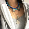coin pendant, medallion, ethnic jewellery, vintage coins, statement necklace
