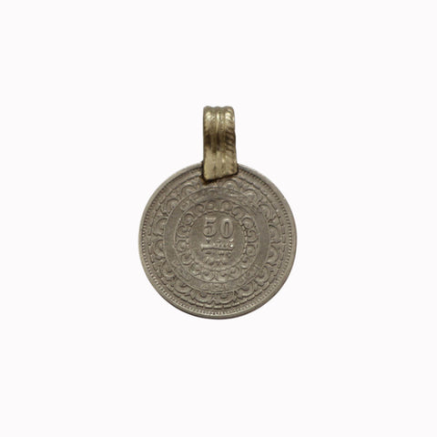coin pendant, medallion, ethnic jewellery, vintage coins, statement necklace