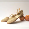 Rafia women shoes, Wedding shoes, Rafia sandals, Women resort shoes, Natural rafia