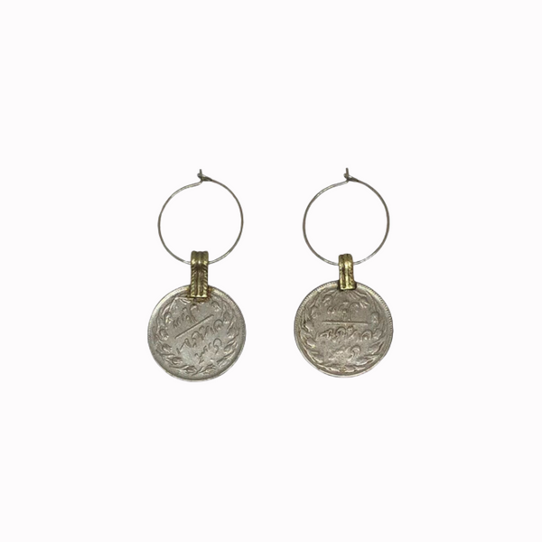 COIN PENTAND EARRINGS