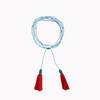 Tassel necklace, Beaded jewellery, Turquoise, Red, Tassels, Bohemian style, Tassel jewellery, Tassel Charm 