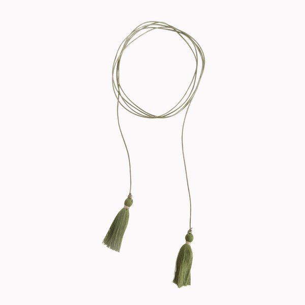 Wrap necklace, Tassels necklace, Wrap choker necklace, Women's jewellery, Tassels jewellery