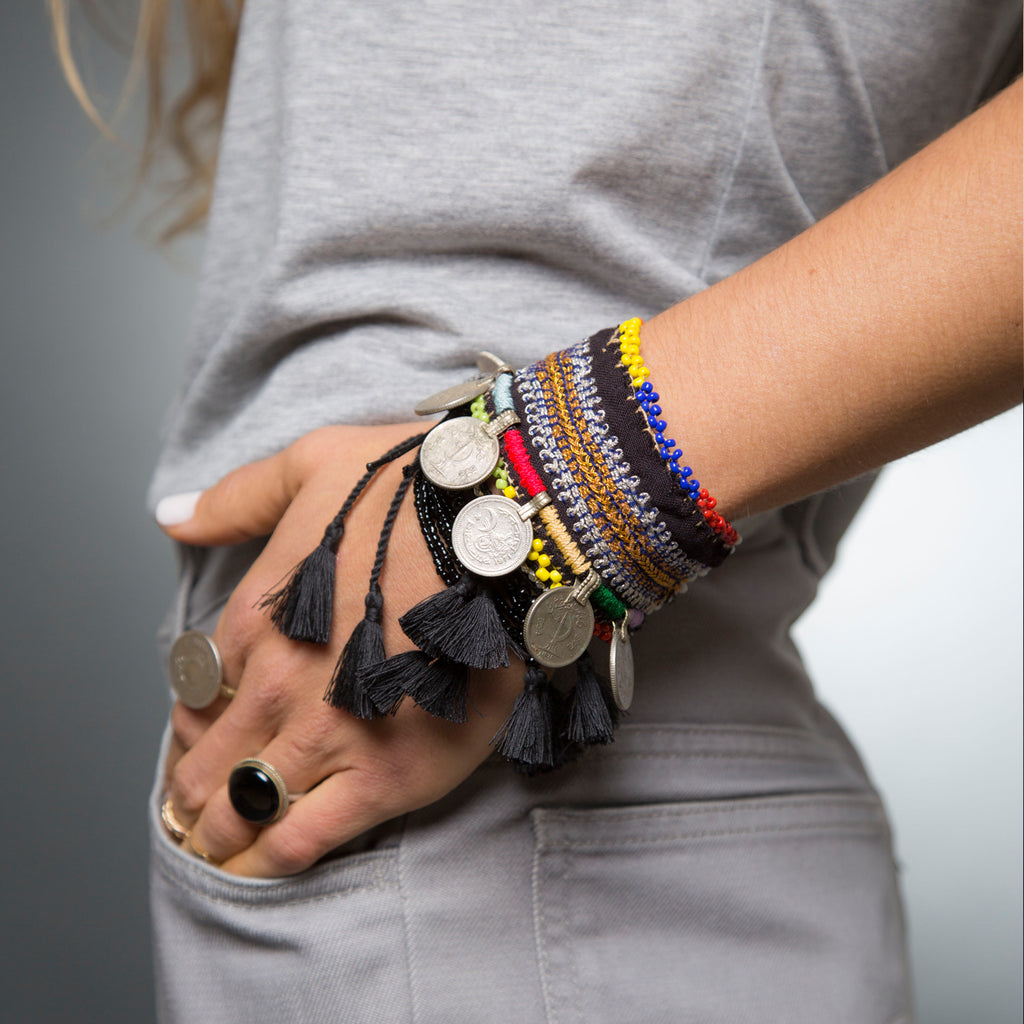 1pc Bohemian Style Friendship Bracelet Woven String Bracelet | SHEIN USA