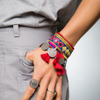 Tassel bracelet, Stack bracelets, Women's tassel jewellery, Bohemian chic